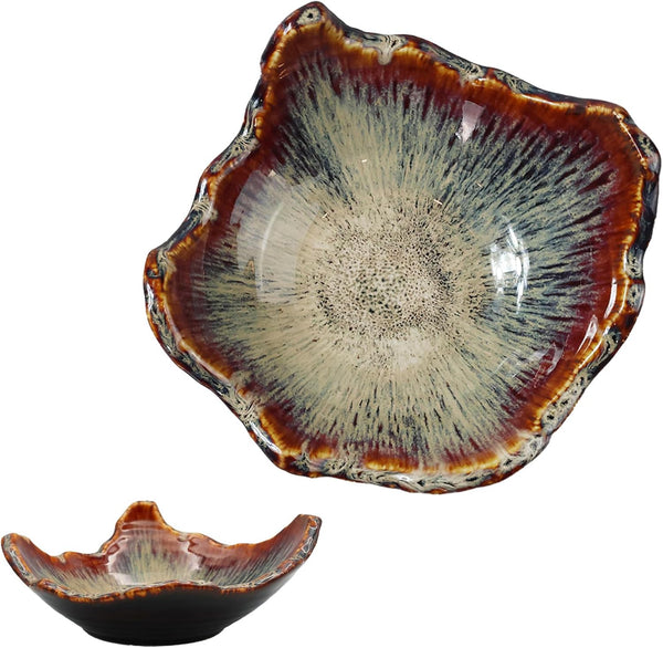 Reactive Glaze Ceramic Catch-All Bowl – 8 inch