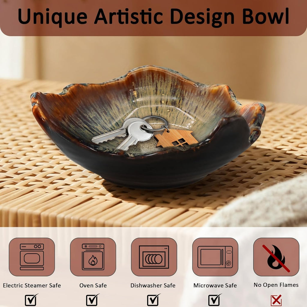 Artisan Reactive Glaze Catch-All Bowl