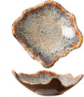 Artisanal Reactive Glaze Ceramic Bowl